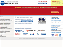 Tablet Screenshot of mametrology.com
